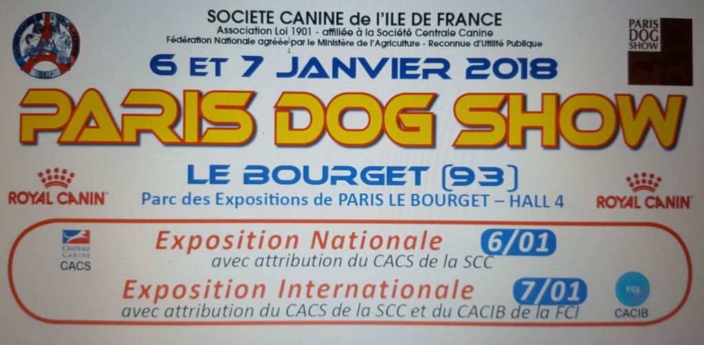 De la louvagerie - PARIS DOG SHOW LE 07/01/18